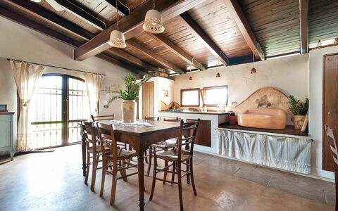 Semesterboende Tia Pool: Kök