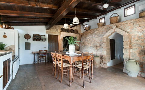 Semesterboende Tia Pool: Kök