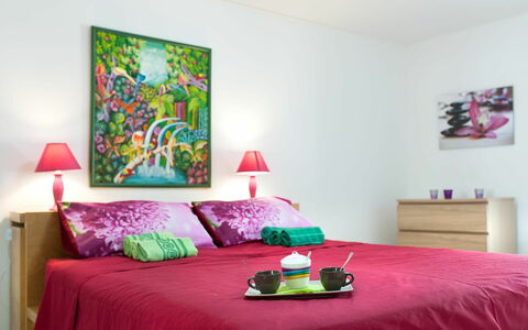 Semesterboende Cotriero Pool: sovrum