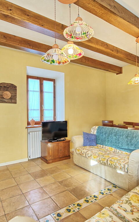 Villa Poggiospinoso: Vardagsrum