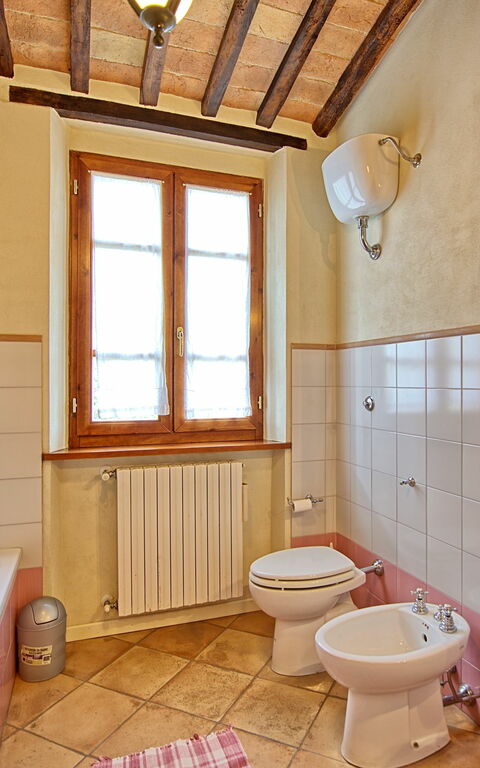 Villa Poggiospinoso: Badrum