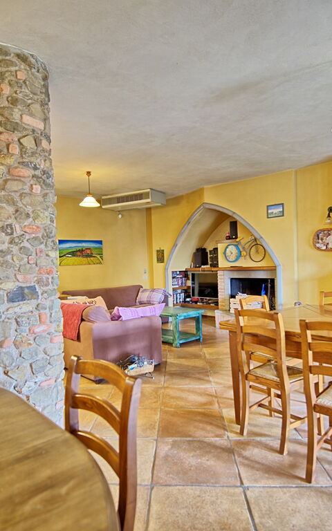 Villa Poggiospinoso: Fellesrom, Lunchrum