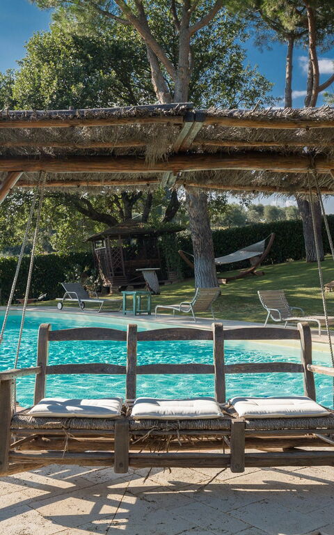 Villa Poggiospinoso: slå samman, Trädgård, Utomhus