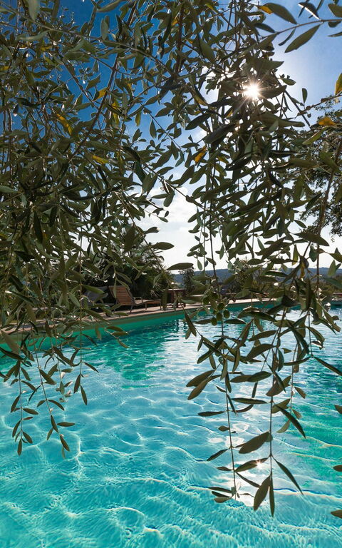 Villa Poggiospinoso: slå samman, Utomhus