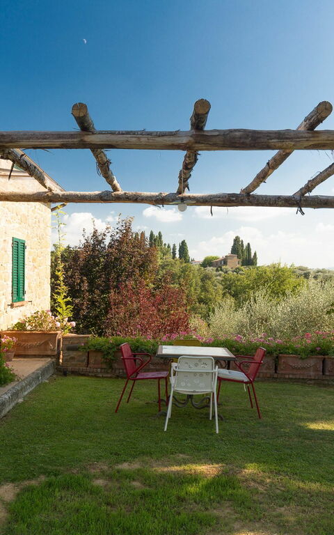 Villa Poggiospinoso: Trädgård