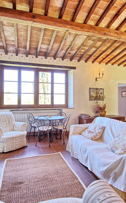 Villa Sarteano: Lunchrum, Vardagsrum