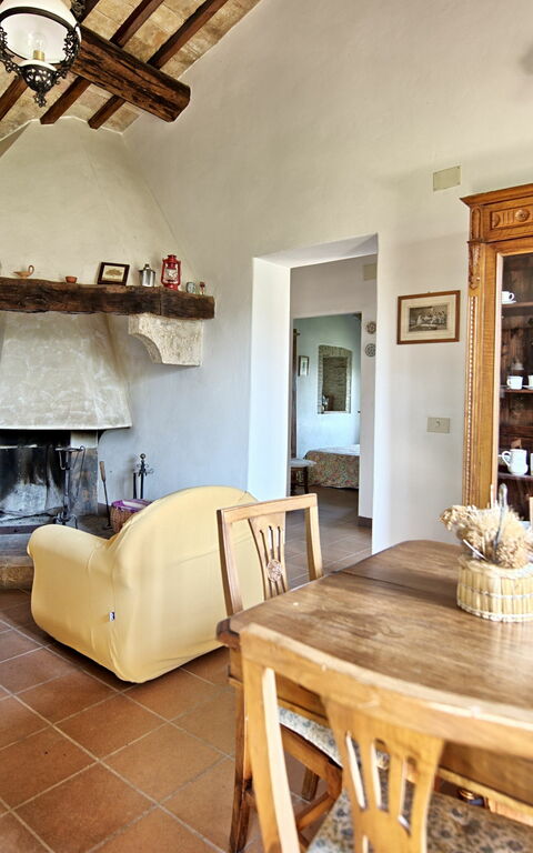 Villa Sarteano: Lunchrum, Vardagsrum