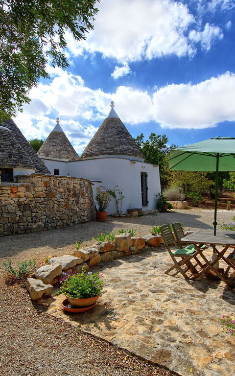 Trullo Pascarosa: Trädgård