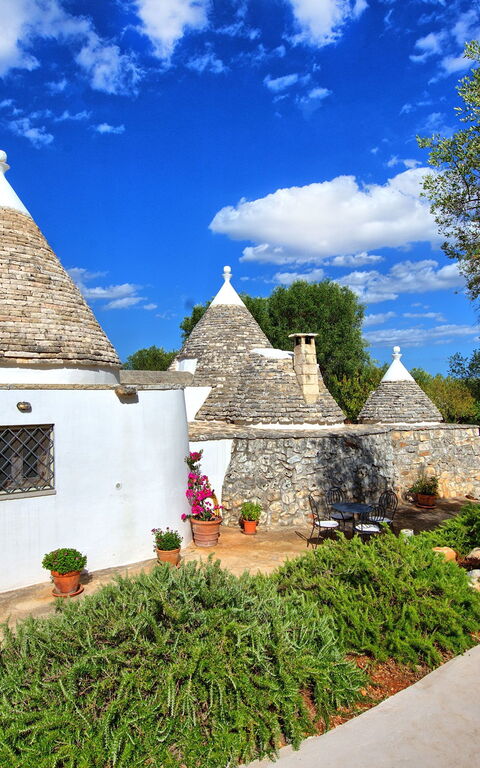 Trullo Pascarosa: Trädgård