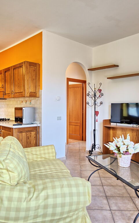 Casale Daniele: Kök, Lunchrum, Vardagsrum