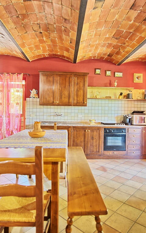 Villa Mario: Kök, Lunchrum