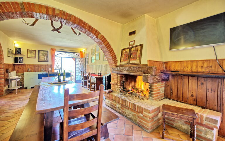 Villa Mario: Lunchrum, Vardagsrum