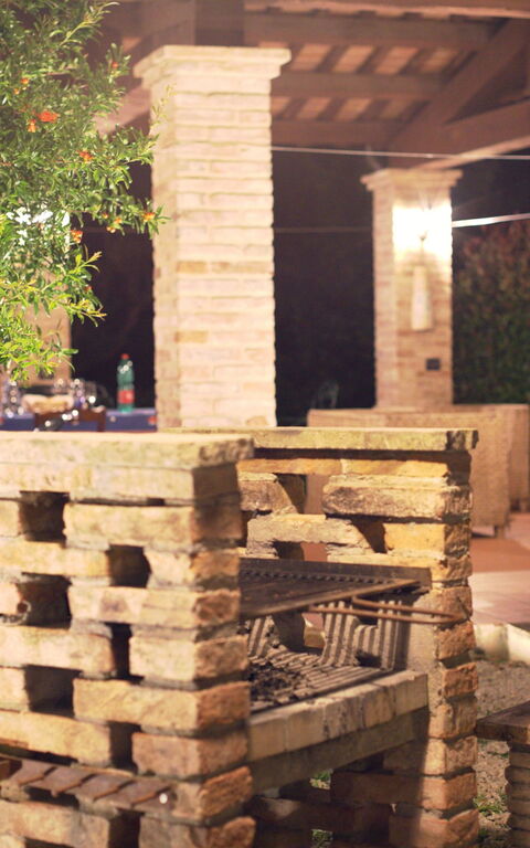 Casale Tiziano: Balkong / terrass / uteplats, Utomhus