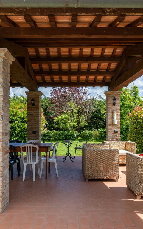 Casale Tiziano: Balkong / terrass / uteplats, Exteriör, Utomhus