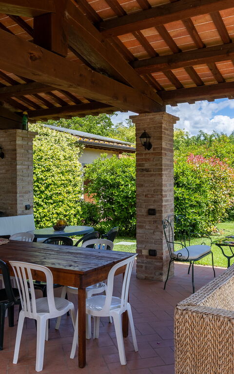 Casale Tiziano: Balkong / terrass / uteplats