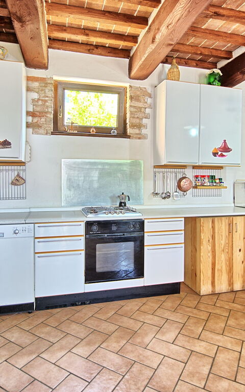 Casale Tiziano: Kök, Lunchrum