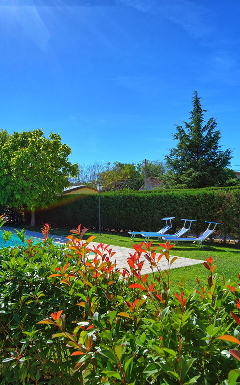 Casale Tiziano: slå samman, Trädgård