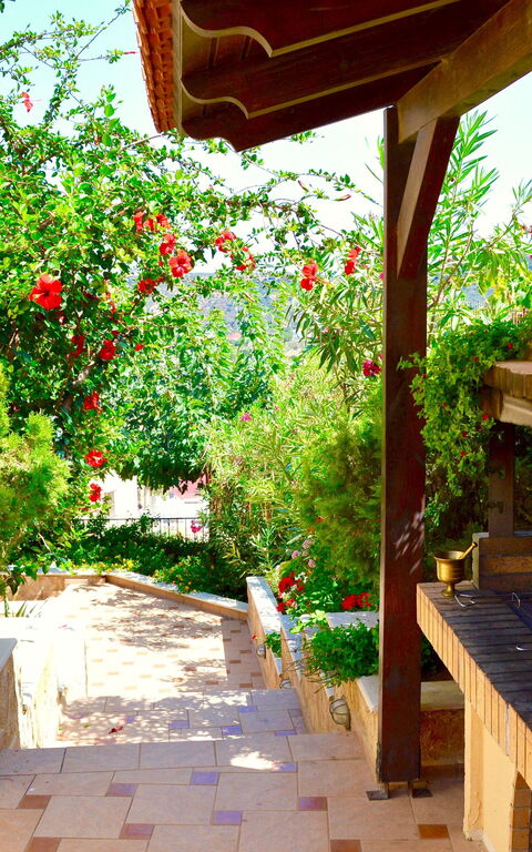 Villa Sevi Grande: Balkong / terrass / uteplats, Utomhus