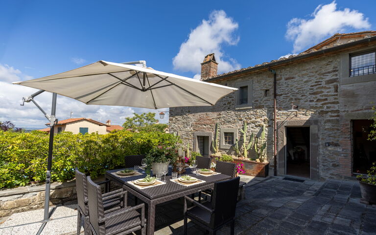 Casa La Fonte: Balkong / terrass / uteplats, Exteriör, Utomhus