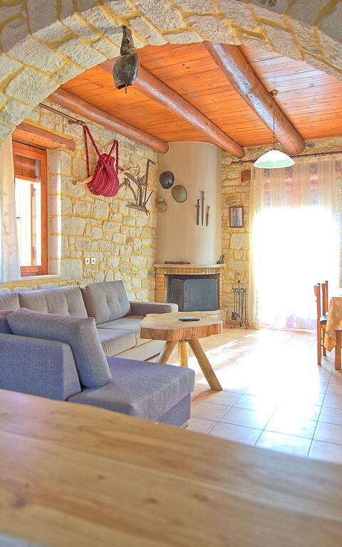 Villa Vrisses: Vardagsrum