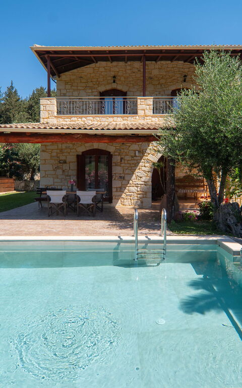 Villa Vrisses: Exteriör, slå samman, Trädgård, Utomhus