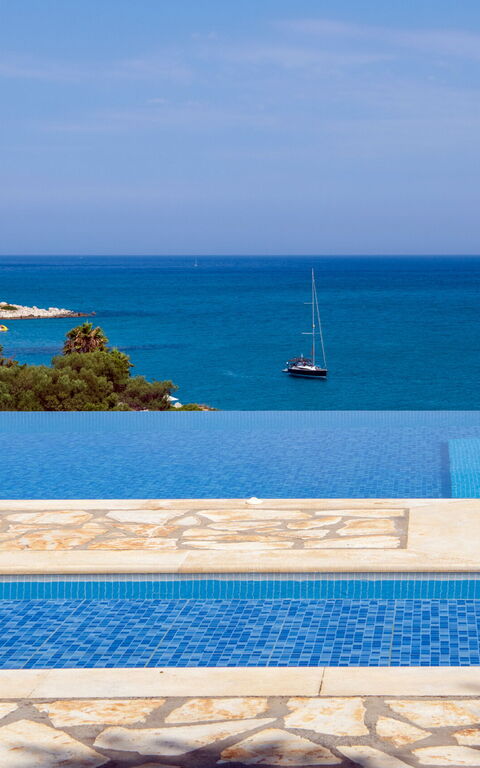 Beachfront Villa Seasun: slå samman, Utomhus, Visningar