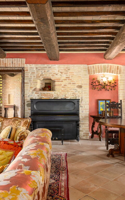 Villa Assisi: Vardagsrum