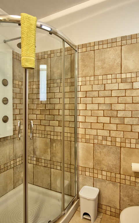 Trullo Santo Stefano: Badrum