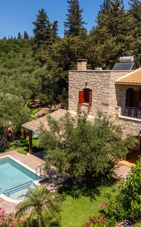 Villa Nipos: slå samman, Trädgård, Utomhus