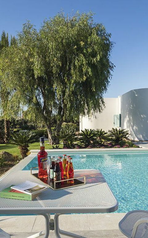 Villa Salinella: slå samman, Trädgård