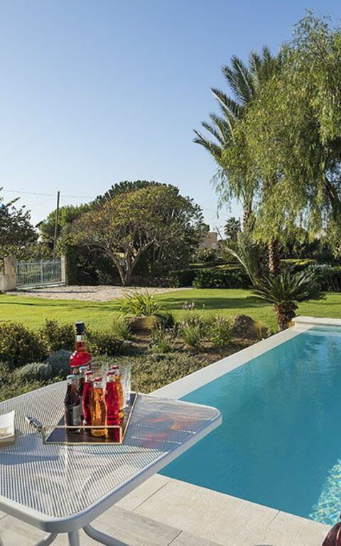 Villa Salinella: slå samman, Trädgård