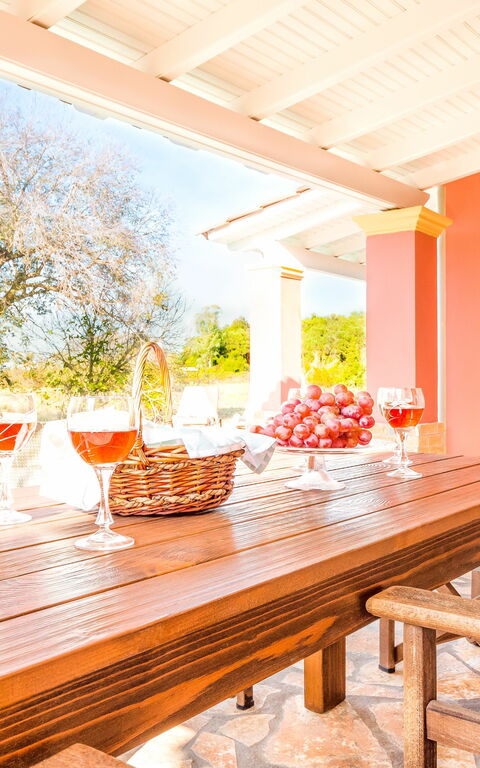 Beach Villa Joanna: Balkong / terrass / uteplats, Utomhus