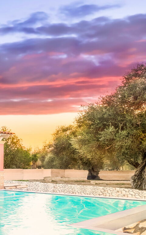 Beach Villa Joanna: slå samman, Trädgård, Utomhus