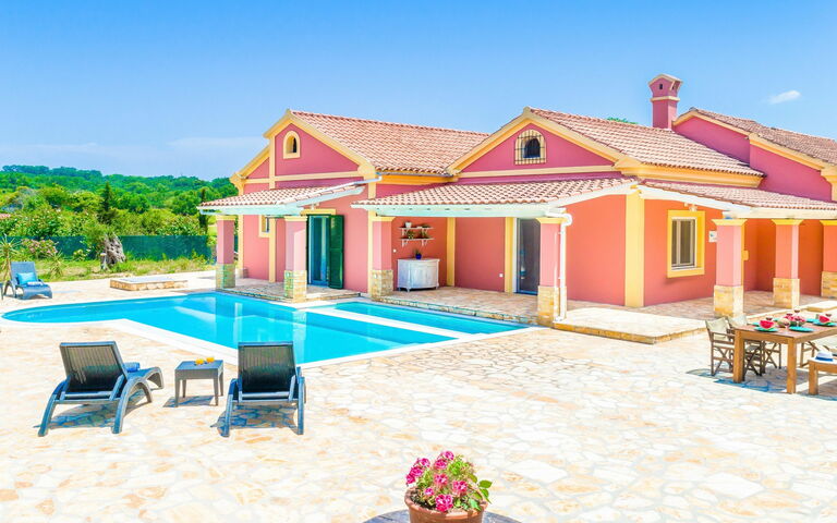 Beach Villa Joanna: slå samman, Trädgård, Utomhus