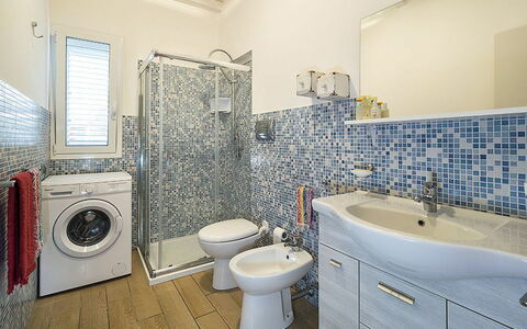 Semesterboende Morgana: Badrum