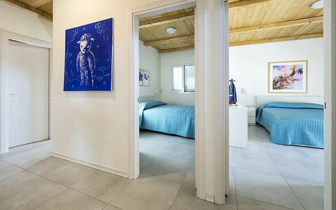 Semesterboende Sirena: sovrum