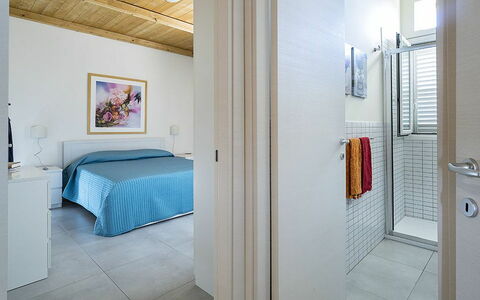 Semesterboende Sirena: sovrum