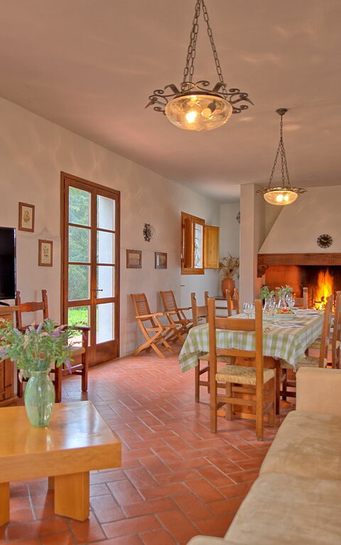 Casale Chiara: Lunchrum, Vardagsrum