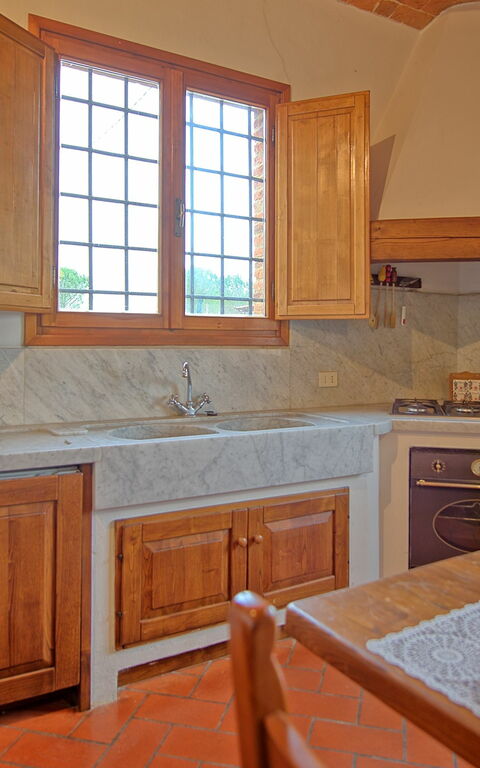 Casale Chiara: Kök, Lunchrum