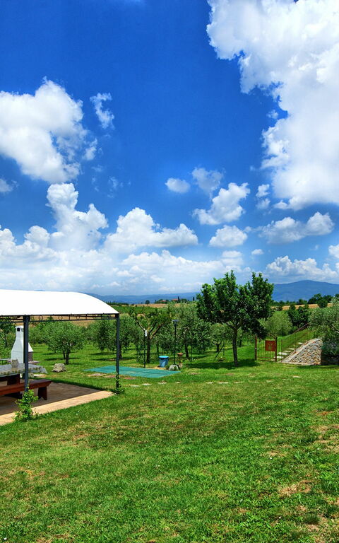 Villa Farneta: Trädgård