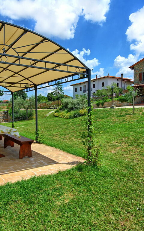 Villa Farneta: Exteriör, Trädgård