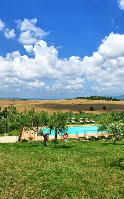 Villa Farneta: Trädgård