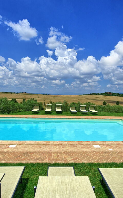 Villa Farneta: slå samman, Trädgård