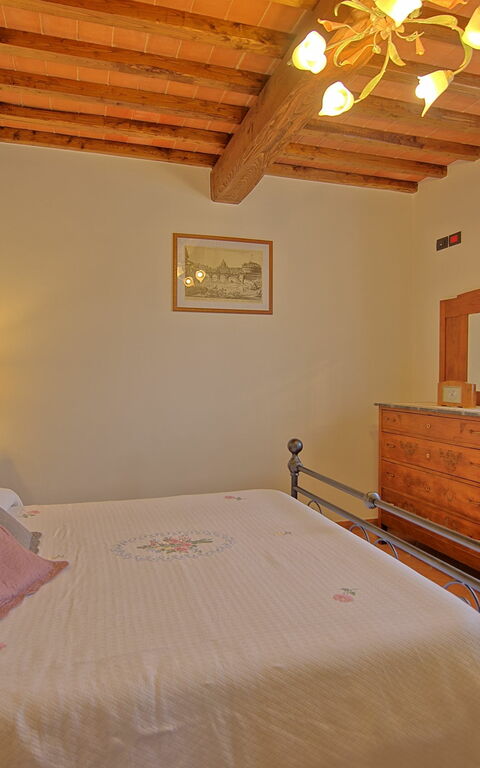 Villa Farneta: sovrum