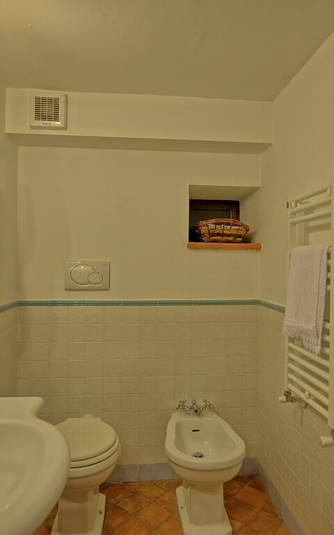 Villa Farneta: Badrum