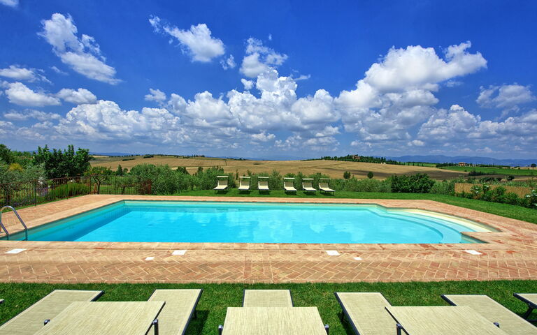 Villa Farneta: slå samman, Trädgård