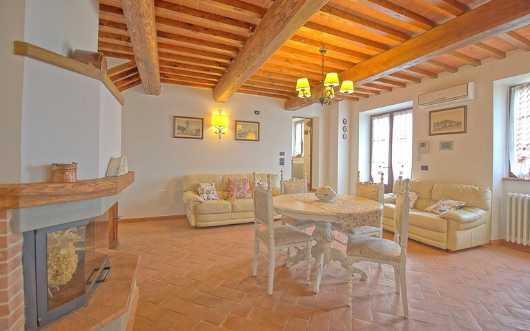Villa Farneta: Vardagsrum
