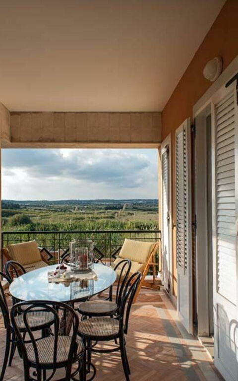 Villa Vendicari: Balkong / terrass / uteplats, Utomhus