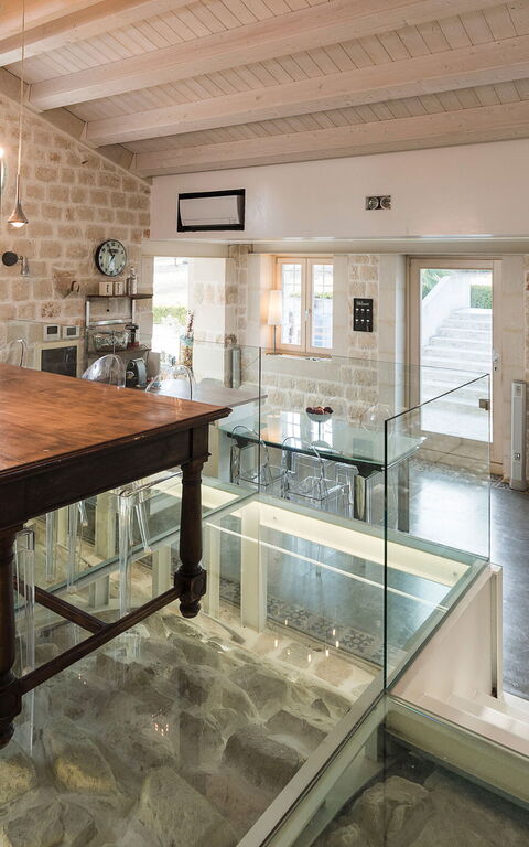 Villa Luna: Kök, Vardagsrum