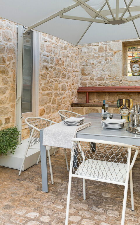 Villa Luna: Balkong / terrass / uteplats, Exteriör, Utomhus